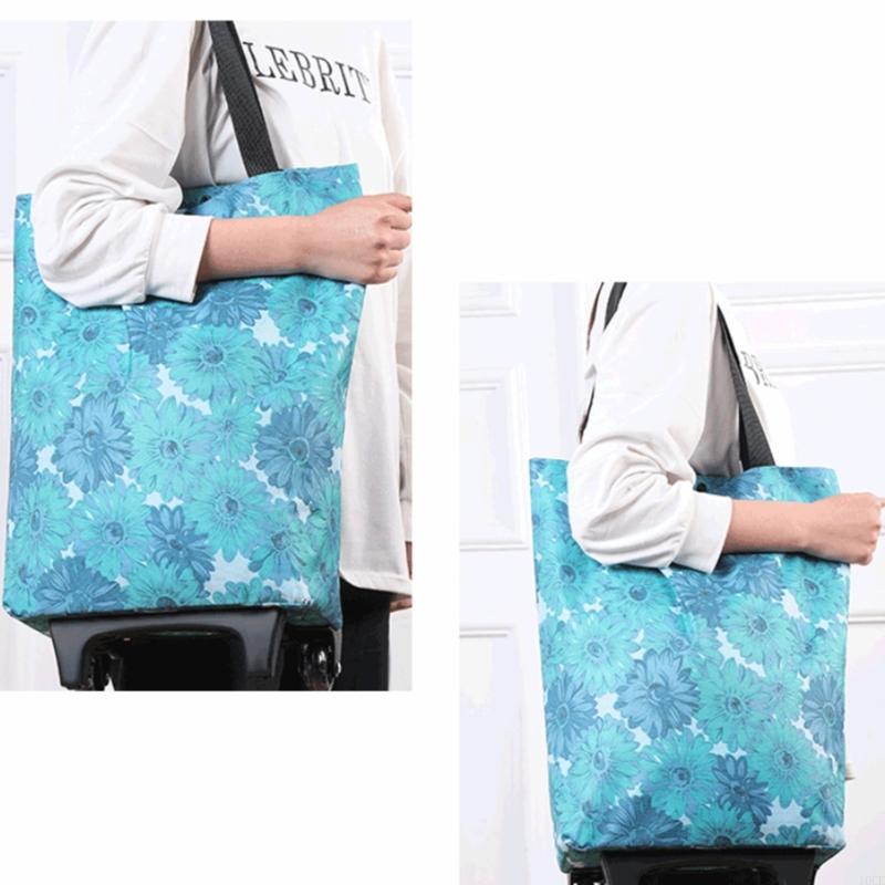 Retractable Handle Foldable Sh - Foldable Rolling Luggage Bag recension och pris