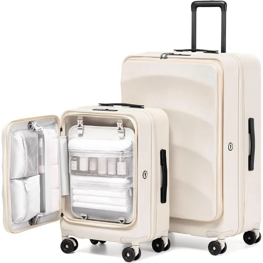 Top Opening Expandable Luggage - Expandable Hard Shell Luggage Set recension och pris