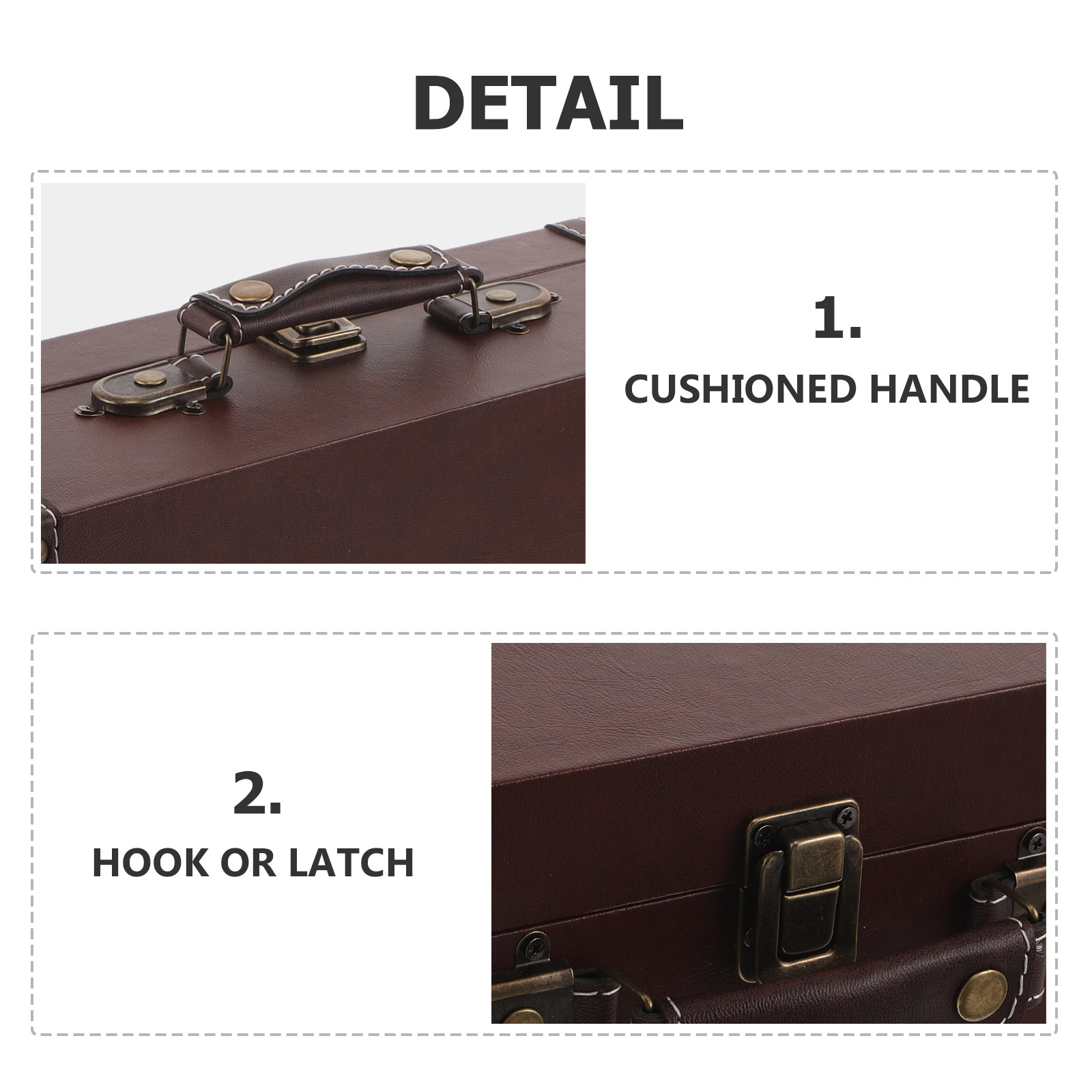 Wood Retro Storage Box Vintage - Retro Vintage Trunk Suitcase recension och pris
