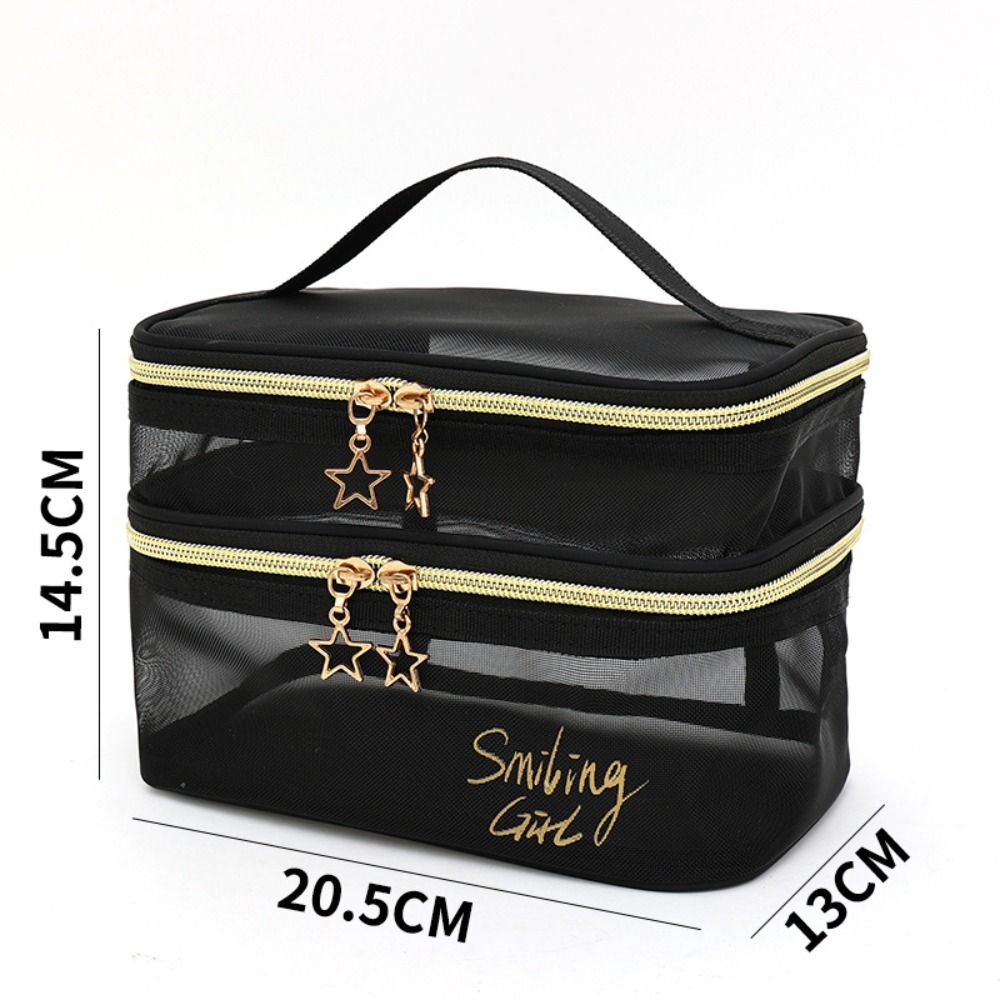 New Nylon Makeup Bag Double-la - Cosmetic Bags recension och pris