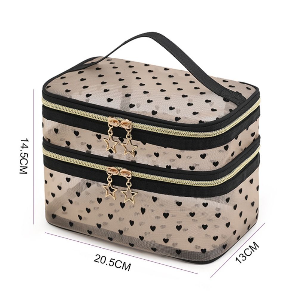 New Nylon Makeup Bag Double-la - Cosmetic Bags recension och pris