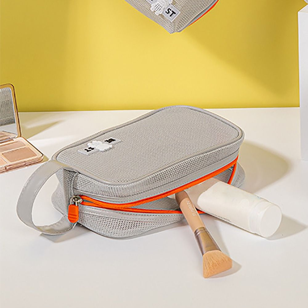 Durable Mesh Makeup Bag With H - Cosmetic Bags recension och pris