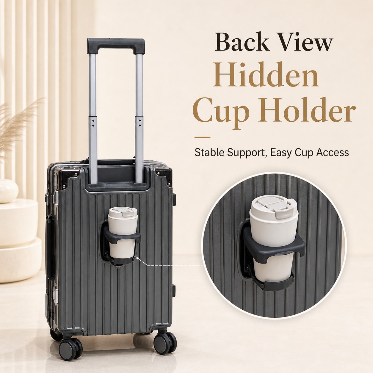 20 Inch Carry On Suitcase Airl - Cabin Size Lightweight Travel Trolley recension och pris