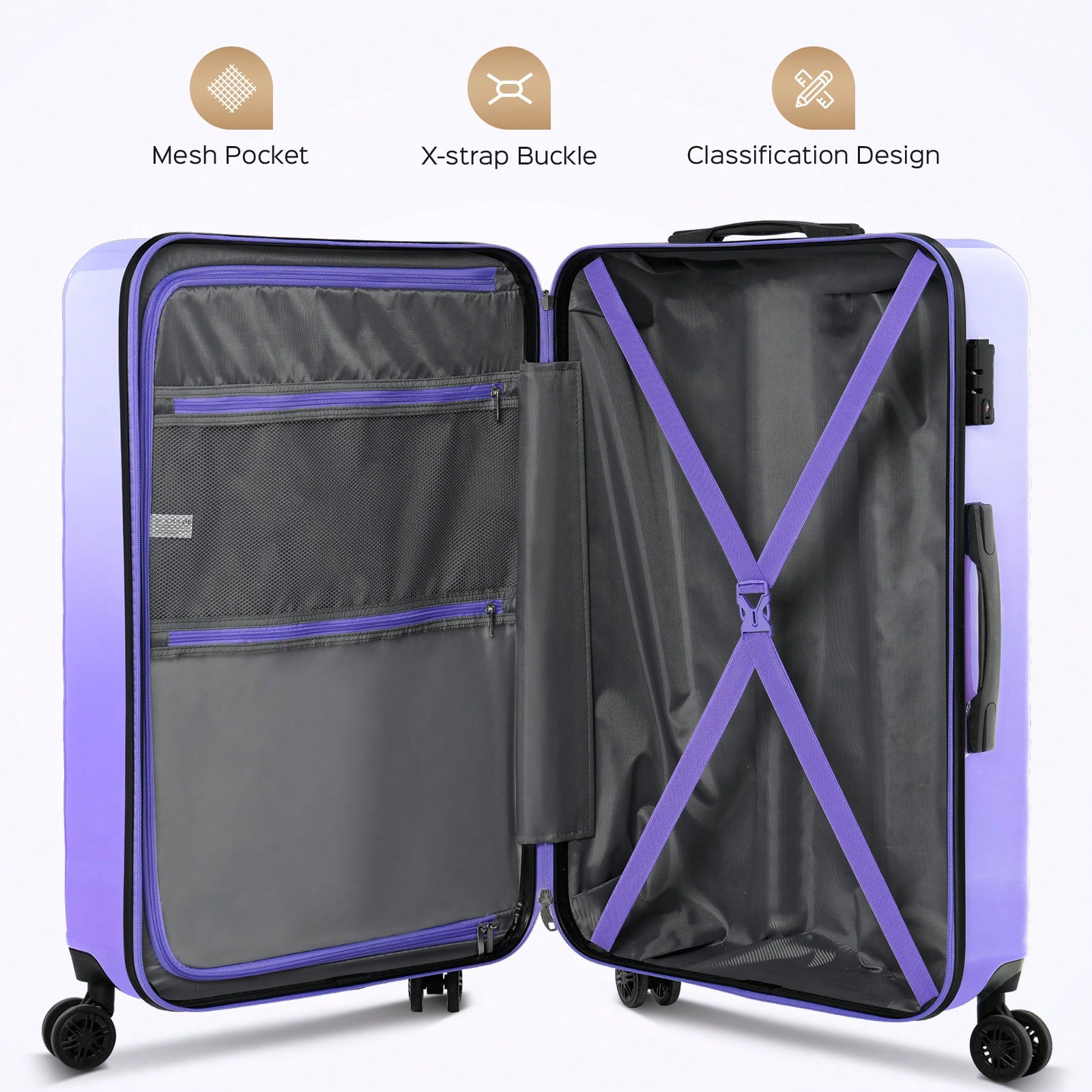 20/28 Inch Hardshell Luggage S - Spinner Wheel Rolling Suitcase 20 Inch recension och pris