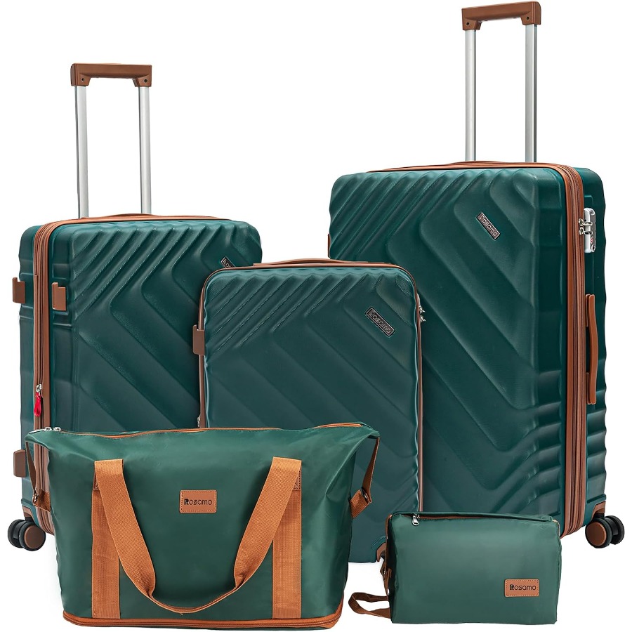 5-Piece Hard Shell Expandable  - Expandable Hard Shell Luggage Set recension och pris