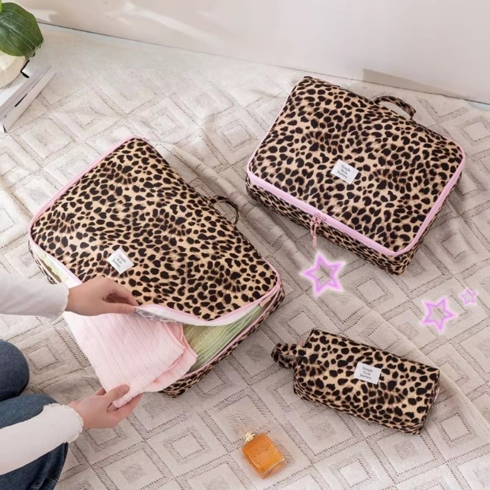 Waterproof Leopard Makeup Bag  - Cosmetic Bags recension och pris