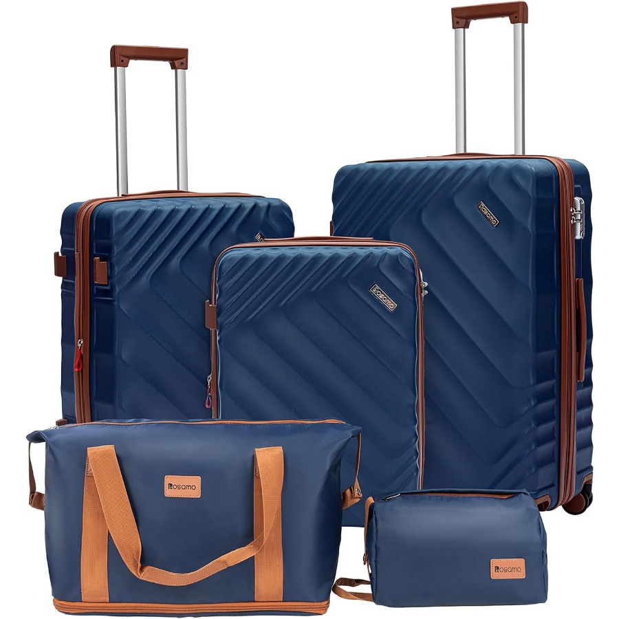 5-Piece Hard Shell Expandable  - Expandable Hard Shell Luggage Set recension och pris